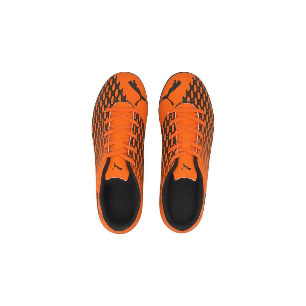 PUMA Spirit 3 TT JrSpirit 3 TT Jr Cushioning, Wear Resistant Low top Kids' Soccer Shoes Orange Black Unisex 106072-05