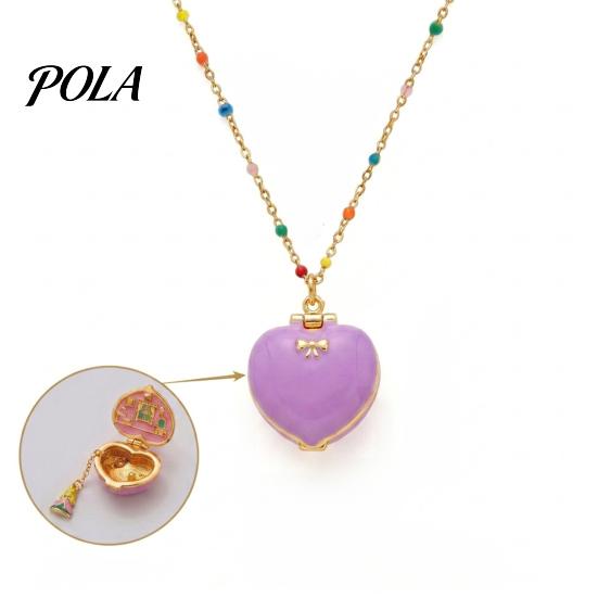 Openable Heart Charm Necklace, Box Pendant with Mini Figurine, Women Tiny Locket Gift for Wife Girlfriend Anniversary Sale Goods
