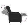 Massage Recliner Chair Black Faux Leather