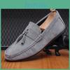 Fashion Leather Casual Loafers Mens Shoes Moccasins Flat Driving Shoes
