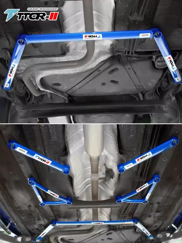 For Ford Carnival Front Strut Bar Tower Brace Arm Upper Shock for Mazda 2 2009-2015 Sway Bars Accessories Stability Shaft