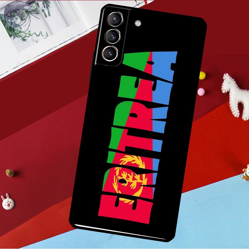 Eritrea Flag Funda For Samsung Galaxy S25 S24 S21 S22 S20 Ultra S9 S10 Plus S23 FE S24 FE Phone Case
