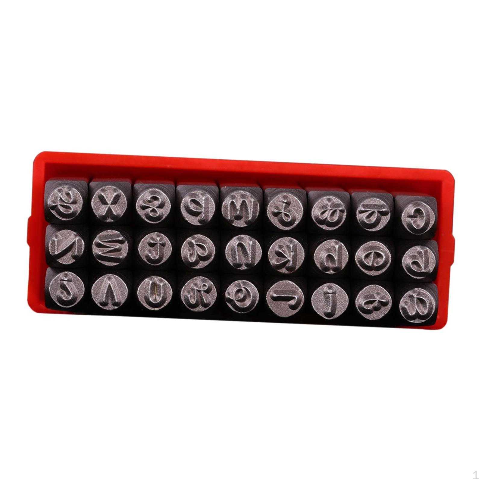 

Набор инструментов для штамповки металлических букв алфавита и цифр для ювелирных изделий Lowercase letters