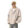 American Retro Lapel Design Niche Jacket for Men, Versatile High Street Workwear Casual Loose Fit Versatile Commuter Coat