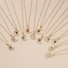 Stunning 18k Gold Birthstone Moon Necklace Featuring Hypoallergenic Design