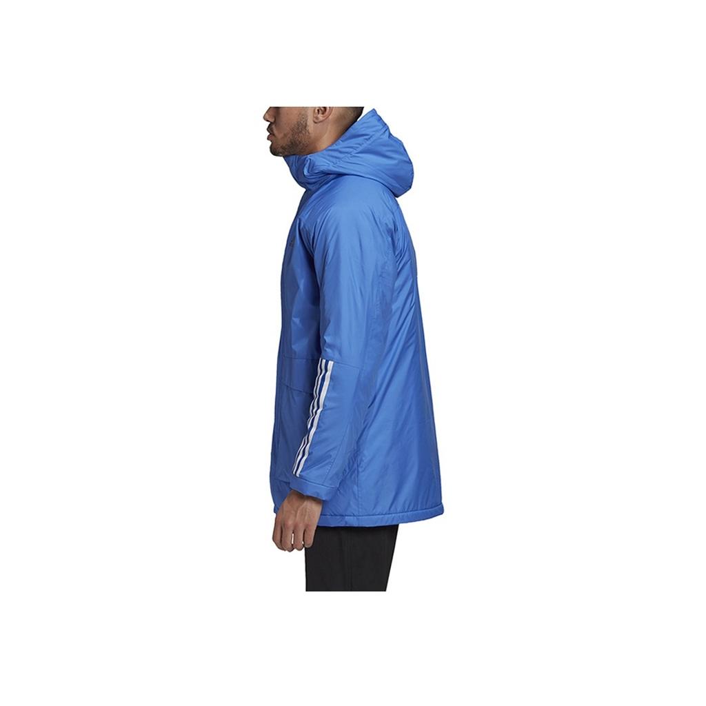 Adidas Geacă de câmp Lt Outdoor Rezistentă la vânt Fleece cu glugă Iarnă Geacă pentru bărbați Albastru GE9999