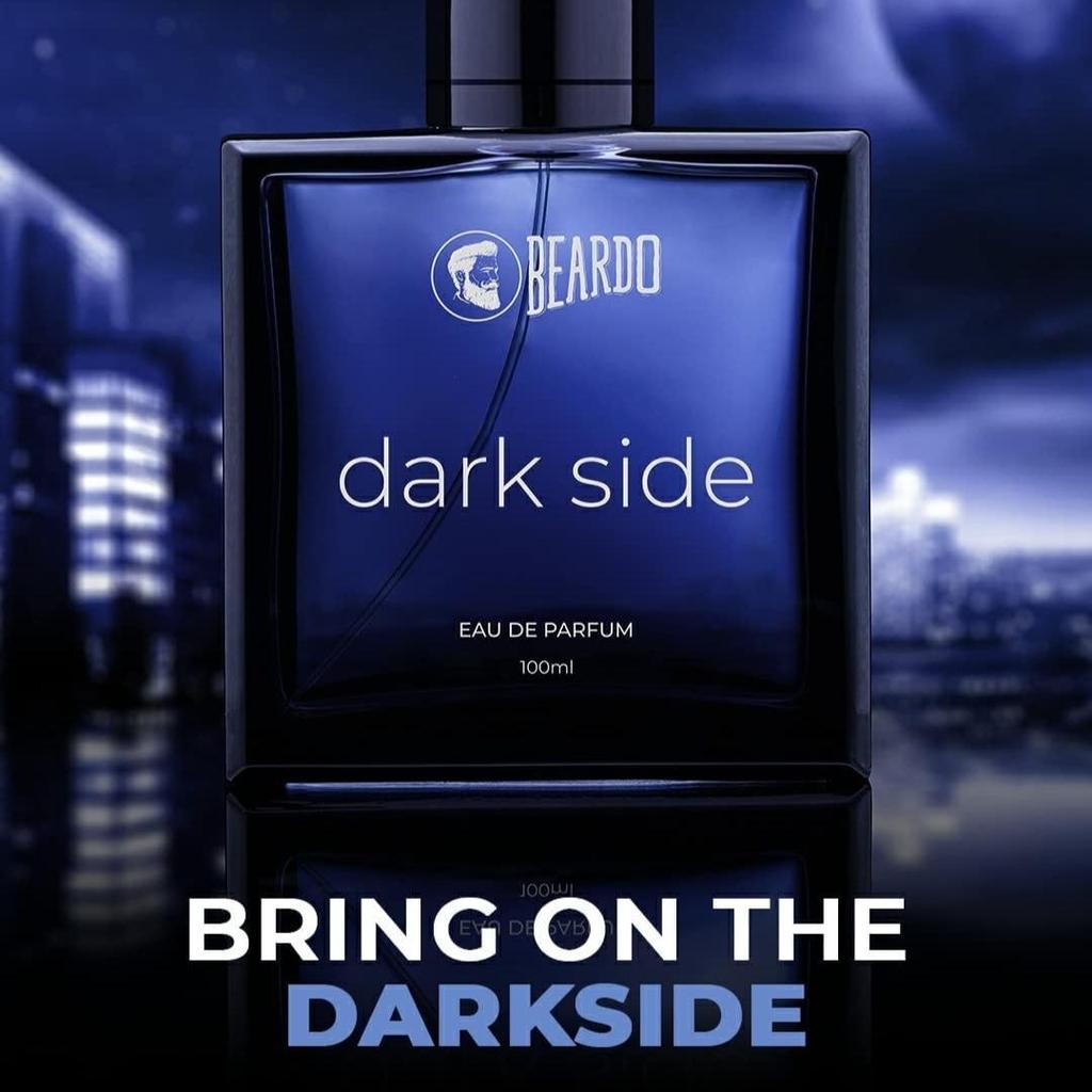 Beardo Męskie perfumy Dark Side| Świeży, Drzewny PREMIUM | Męskie Perfumy Długotrwałe | Zapach na randkę, Spray do ciała dla mężczyzn 100ml
