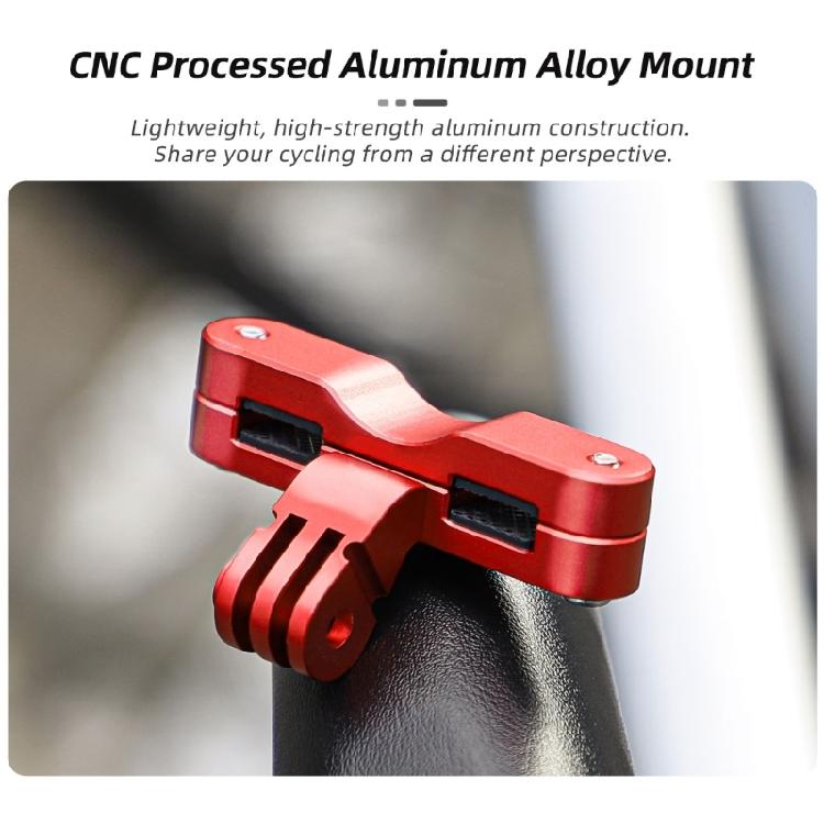 Action Camera Seats Adapter Aluminum for Action Camera Enhanceds Cycling Experience