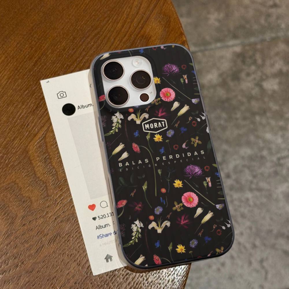 Morat Music Phone Case For IPhone 17 16 15 14 13 12 11 Corrugated Frosted Soft Cover Anti-Slip