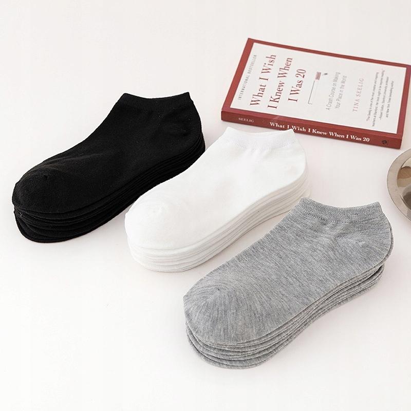 Foot Socks 100% Cotton Comfortable Unisex Cotton 38-44 Gray