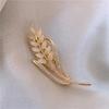 Wheat Ear Brooch: High-end Exquisite Pin, 2023 Trendy Corsage Decoration for Coats & Sweaters