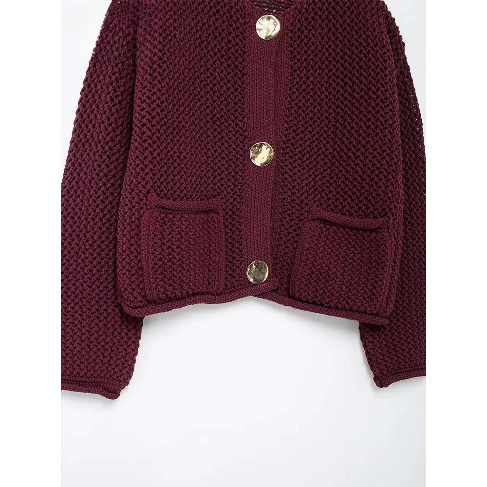 Autumn Winter Knitted Cardigans for Women Casual Button Long Sleeve Female Sweater 2024 Fashion Loose Lady Cardigans Coat