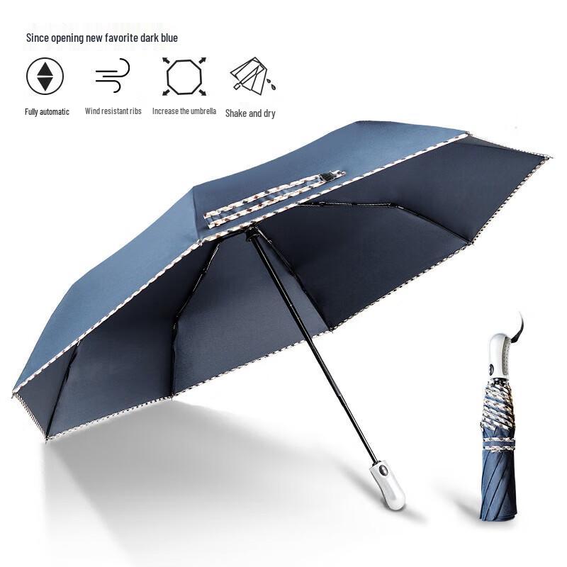 Hongye Reinforced Business Dual-Use Folding Umbrella