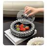 Ceramic Fruit and Candy Bowl for Living Room Table - New Year Snacks Display & Storage Box
