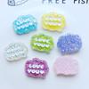 10Pcs Cute New Mixed Shiny Cloud Flatback Cabochon Scrapbook Kawaii DIY Embellishments Accessories L30