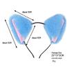Plush Cat Ears Headband for Cosplay and Anime Costumes