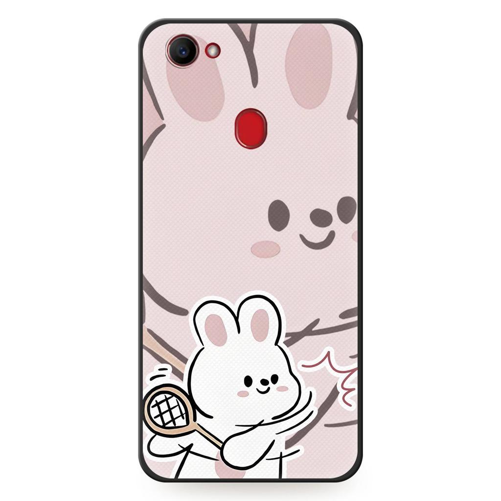 Silicone Cute Phone Case For OPPO F7 Waterproof Fashion Design Full wrap Protective Couple Dirt-resistant Anti-dust TPU