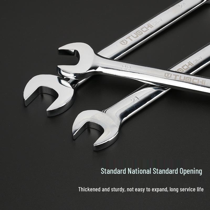 Ratchet Dual-Ended Wrench Set with Flower Opening for Labor-Saving Quick Fastening - Automatic Repair Tool