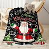 Merry Christmas Santa Claus Blankets are suitable for living rooms, bedrooms, camping, and other places, making them an ideal choice for gifts.