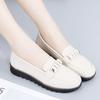 Girls Flat Shoes Womens Flat Shoes 2025 Spring Summer Shoes Women High Heels Leather Casual Women Casual Loafers