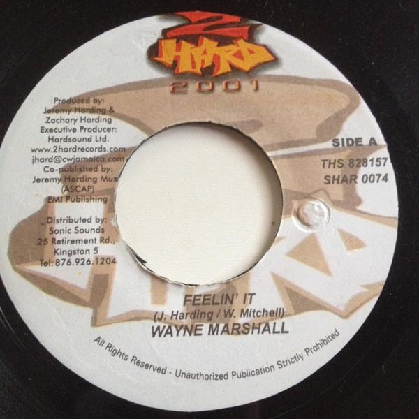 

7inch Record WAYNE MARSHALL / DELLY RANKS / DAVI - Feeling It / Three Steps Forward SHAR0074 2 Hard 2001 2001 Jamaica Reggae, Ska & Dub Used