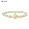FORWELL New Four-leaf Clover Jade Bracelet for Women Bracelet Elegant Simple High-grade Luxury Quality Jewelry Holiday Gifts