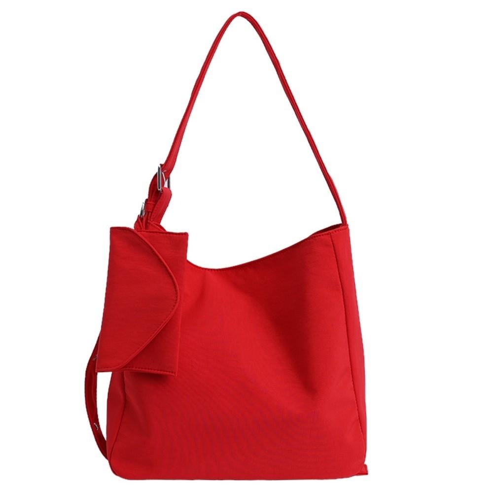 

Solid Color Square Tote Bag Stylish Women s Handbags Canvas Shoulder Bag Students Bookbags красный
