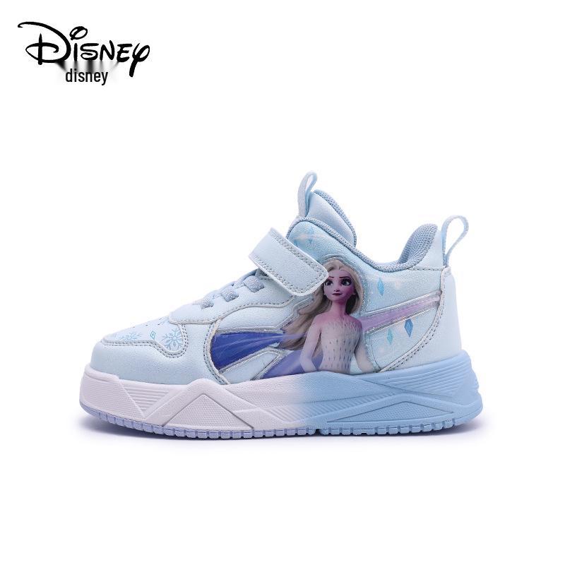 Girls  Winter Skate Shoes 2025 - Waterproof Leather, Elsa Princess Style, Low-Top Casual Children s Footwear Size 35