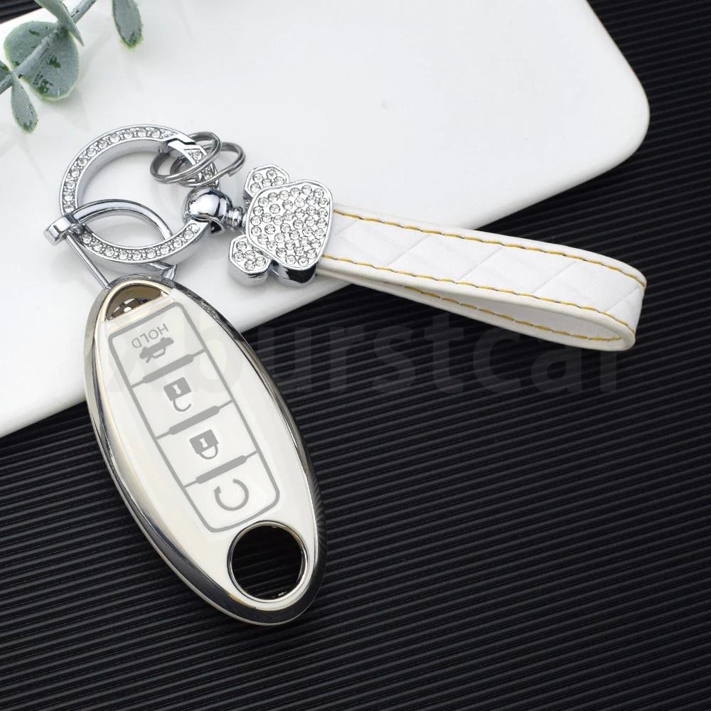 4/5 Buttons Tpu Car Key Case For Nissan Maxima Altima Versa Sentra Sunny Sylphy Teana Qashqai X-Trail Juke Shell Fob Fob Cover