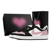Court Borough Heart Deeply In Love Low Top Skateboard Shoes Unisex Black Pink DV5456-131(Team529-)