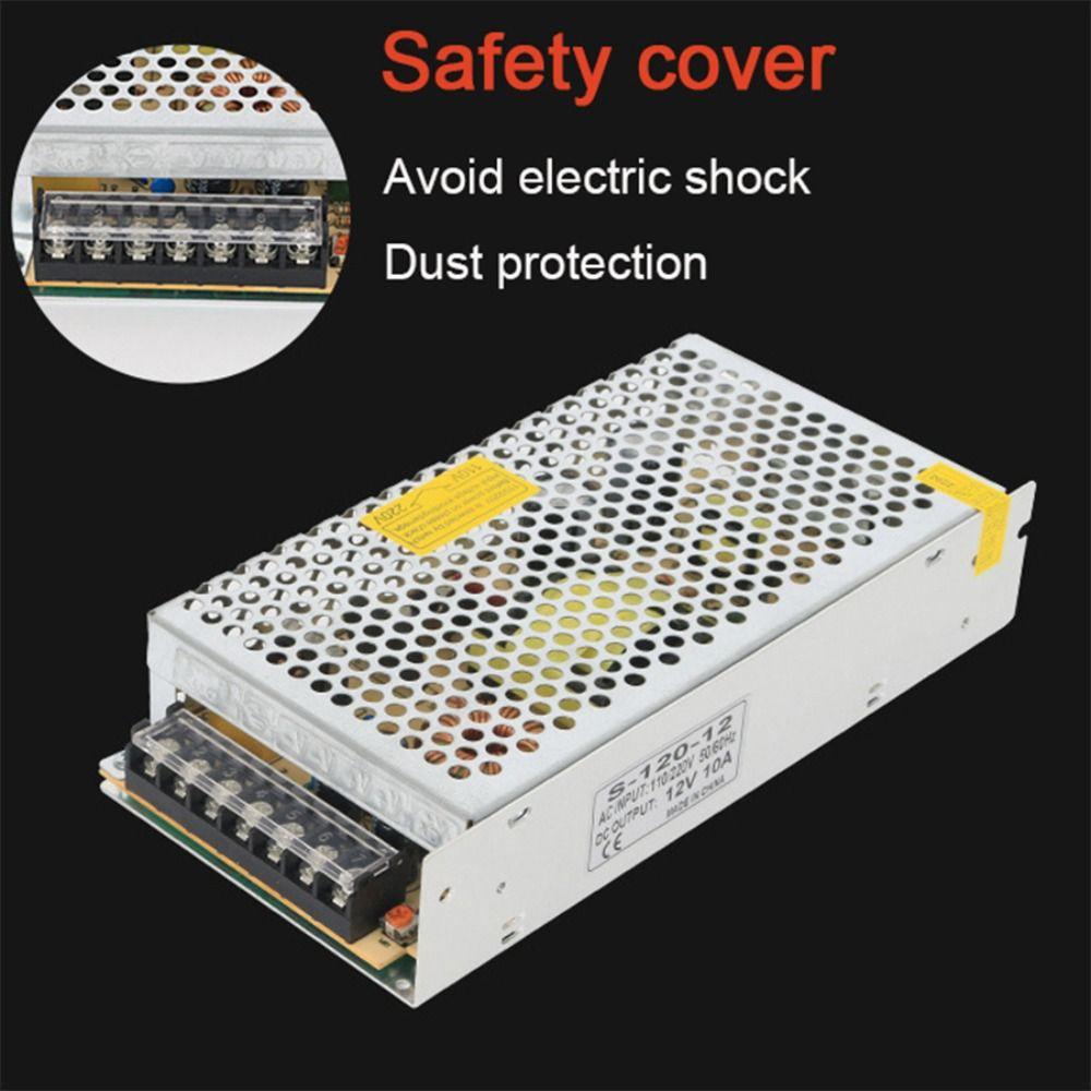 AC110V 220V To DC12V Switching Power Supply 1A 2A 3A 4A 5A 10A 15A 20A Metal Housing Lighting Transformer Supply Source Adapter