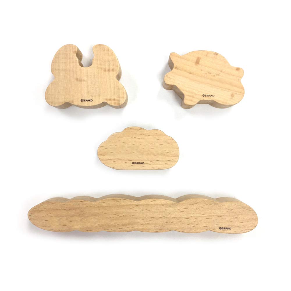 Picture Book Blocks: The Crow's Bakery (4-Piece Set of BreadThe Crow's BakeryTM-KRS-0202)