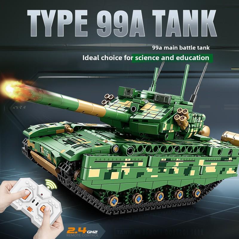 

Совместимый LEGO 99A танк с дистанционным управлением военная собранная модель автомобиля игрушка для мальчика строительный блок Exquisite portable gift box