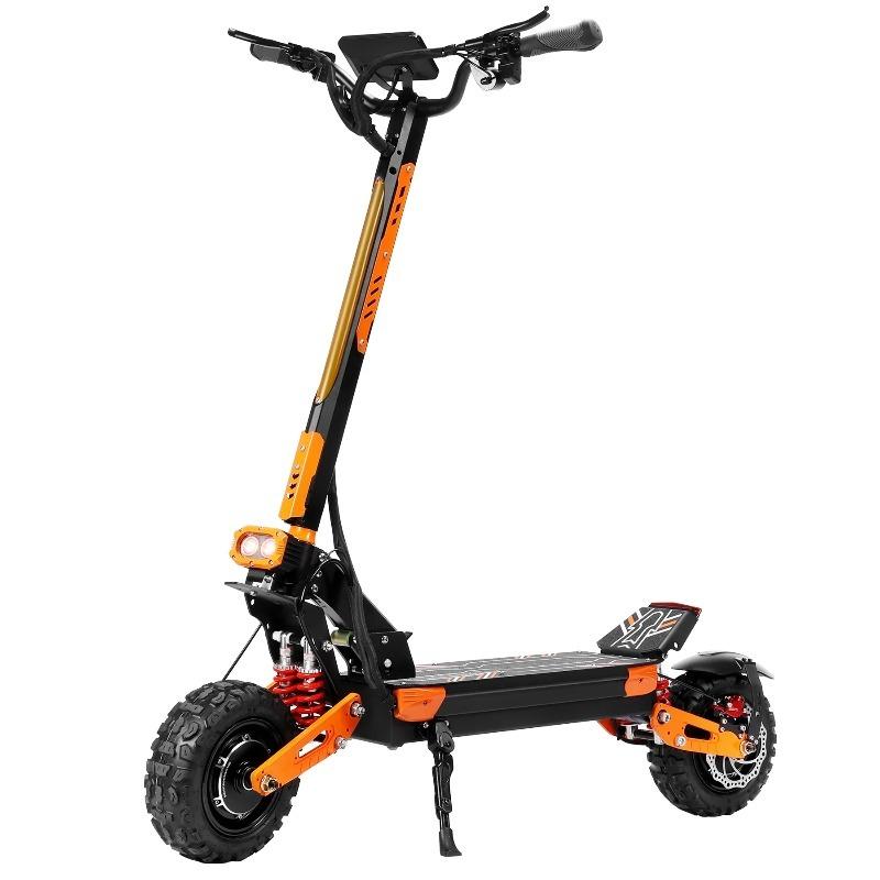 Z36 eKoloběžky 5600W Dva Motory 60V28AH Se Směrovými Světly Elektrická Koloběžka Hydraulická Brzda 11'' Bezdušové Terénní Pneumatiky eKoloběžka