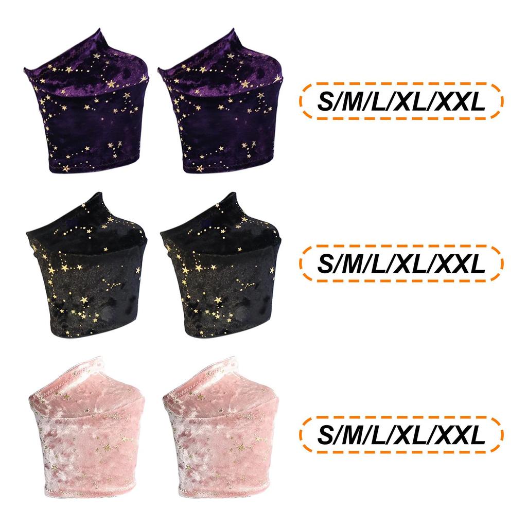 Set of Shoe Covers for Pole Dance Shoes, ScratchResistant, NonSlip Velvet Training