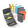 FABRIK Mini Pocket Wallet, Compact Wallet, Mini Wallet, Cowhide Leather, Stylish, Tokyo, Palm-Sized, Dark Green