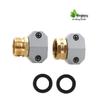American Garden Heavy Duty Hose Repair Connector Set: Male & Female