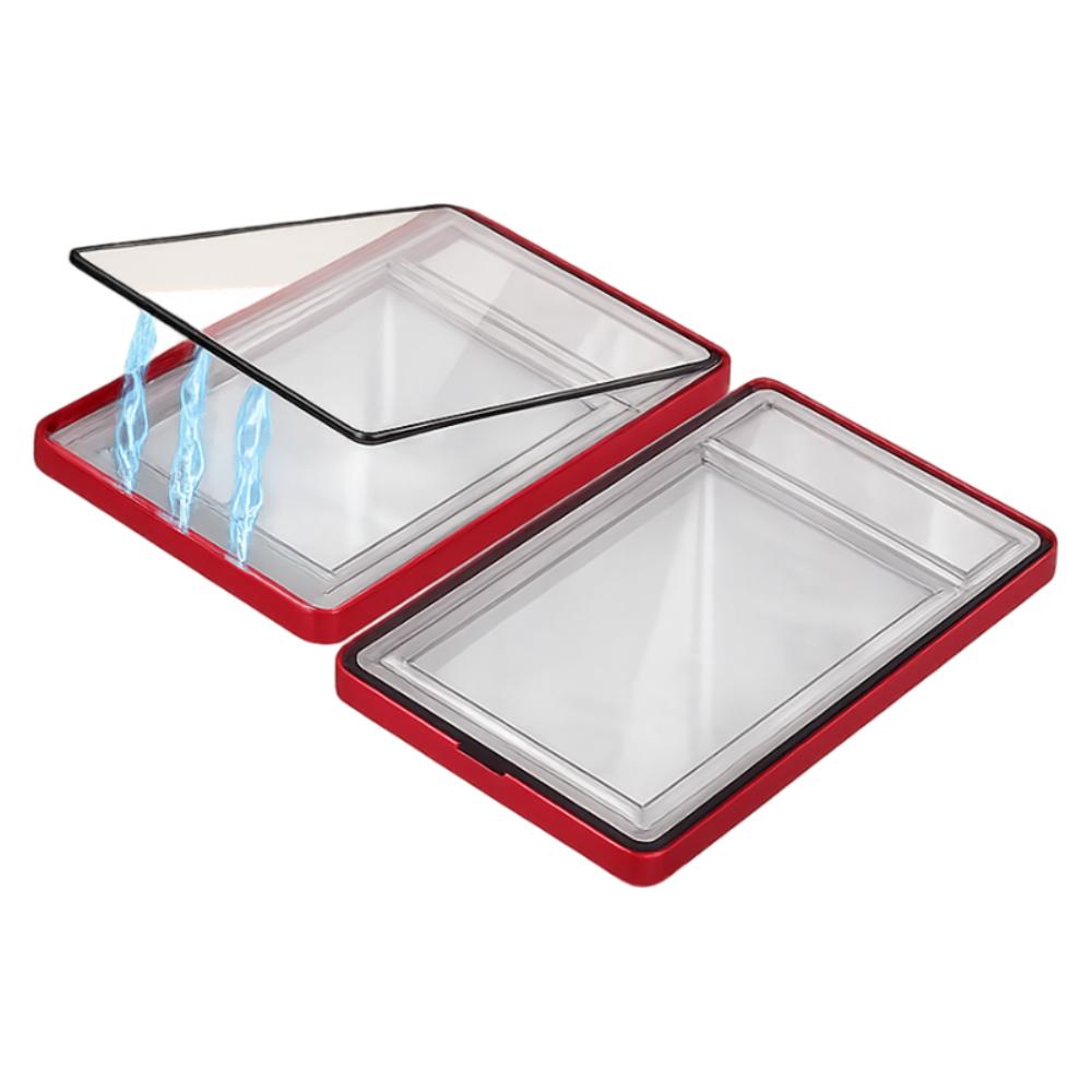 Sliding Style 35PT /CGC Graded Cards Protector Aluminium Frame Transparent Card Protective Case UV Protection Double-sided Glass
