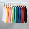 220g Heavyweight Pure Cotton Unisex Long Sleeve T-shirt - Loose Fit Solid Color Casual Sweatshirt