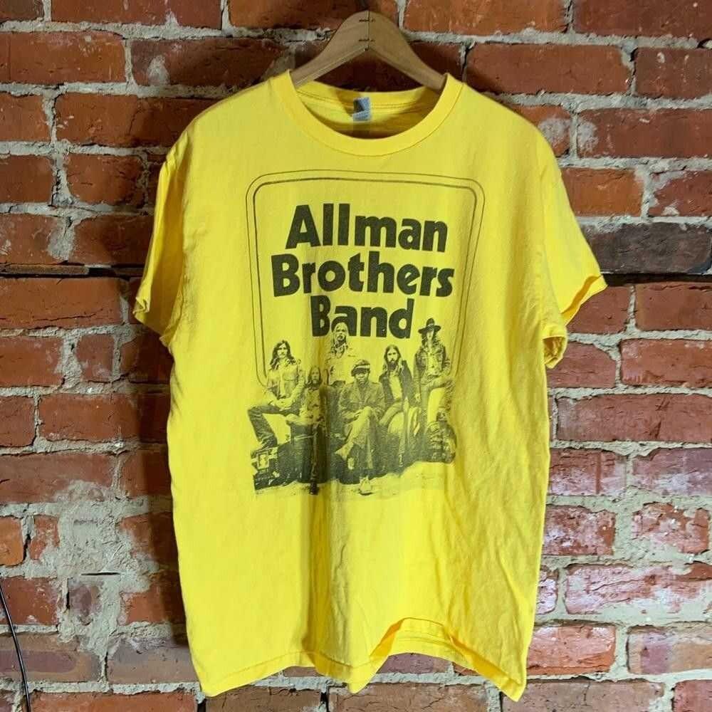 Allman brothers band yellow reprint unisex shirt Unisex T-Shirt S