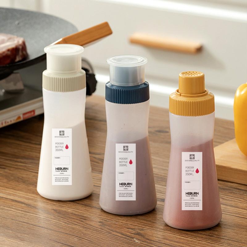 350ml Láhev na koření Pepř Koření Sůl Cukr Nádoba Nádoba na mouku Nádoba na grilovací prášek Láhev na koření Kuchyňské třídění Úložná láhev