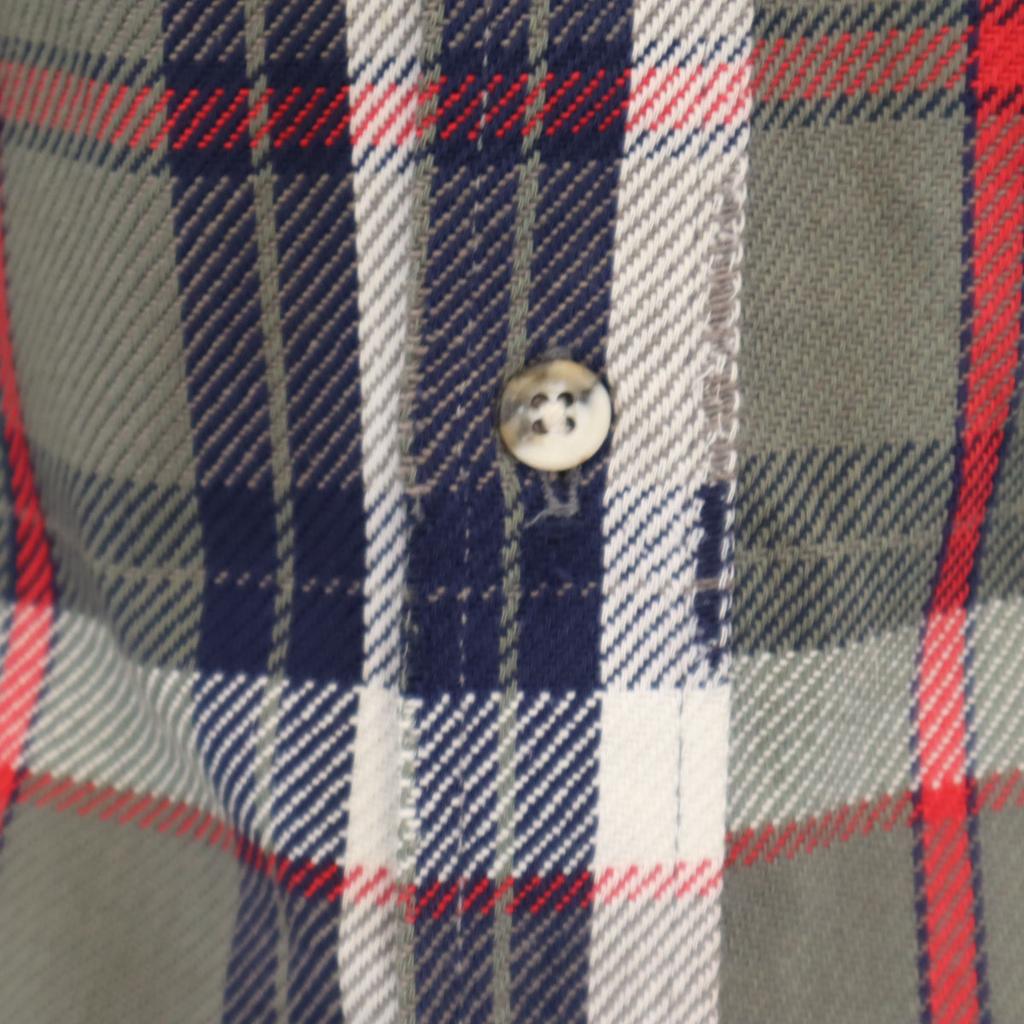 STJOHN’sBAY 80s Made In USA Vintage Check Pattern Long Sleeve Flannel Shirt Men's Used