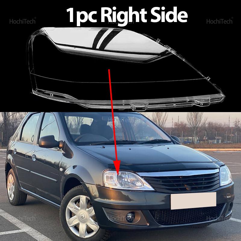 

Для Renault Dacia Logan L90 U90 F90 2009 2010 2011 2012 Прозрачное стекло Лампа Крышка фары Крышка фары Корпус Абажур