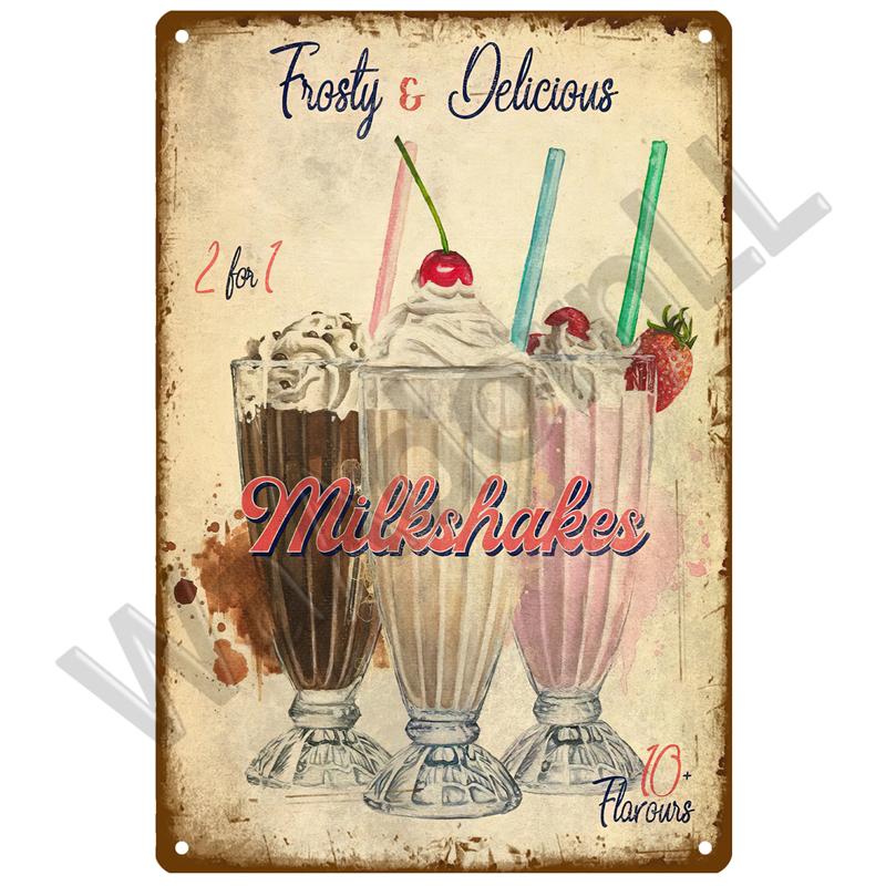Metalowy znak Delikatny Fast Food Talerz Blaszany Znak Tabliczka Vintage Restauracja Dom Bar Kawiarnia Kuchnia Metalowy Plakat Dekoracja Ścienna Akcesoria