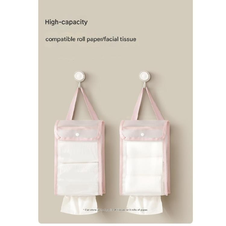 Convenient Not Hole Hanging Storage Bag For Tissues Wet Wipes And Other Small Home Objects Everyday Items Holder
