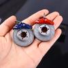 BAAI1 Car Sticker 2026 For BMW Turbo Hub Brake Disc Car Keychains Pendant Key Ring For BMW F12 F13 G11 G12 G08 E89 E86 F26 F16 F40 G30