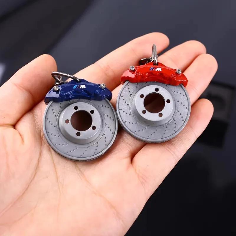 BAAI1 Car Sticker 2026 For BMW Turbo Hub Brake Disc Car Keychains Pendant Key Ring For BMW F12 F13 G11 G12 G08 E89 E86 F26 F16 F40 G30