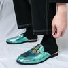 Fashion Official Website Hot Selling Men's Loafers Versatile Flat Business Shoes for Commuting Soft Soled High-end Men's Dress Shoes