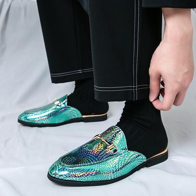 Mode Offizielle Website Heißverkaufende Herren-Slipper Vielseitige Flache Business-Schuhe für Pendler Weichbesohlte High-End Herren-Kleiderschuhe