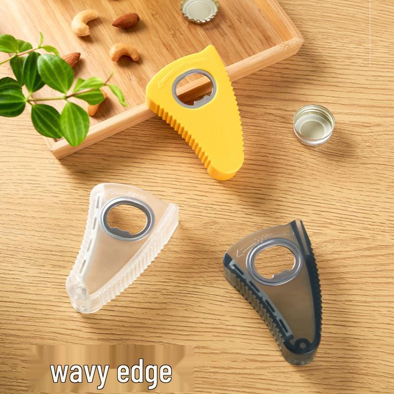 Mini Multi-Function Lid & Bottle Opener: Labor-Saving Screw Cap and Twist-Off Can Opener.